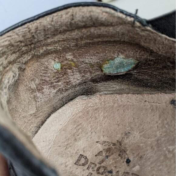 Dromedaris Leather Slip On Comfort Shoes, Falcon Black Women's Sz 10.5-11, EU 41 - Picture 10 of 11